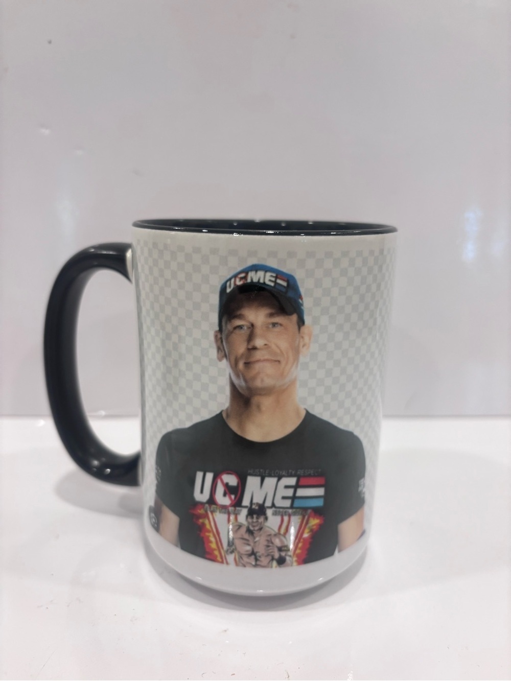 John Cena U C Me Graphic Mug - Black & White- new condition - retired